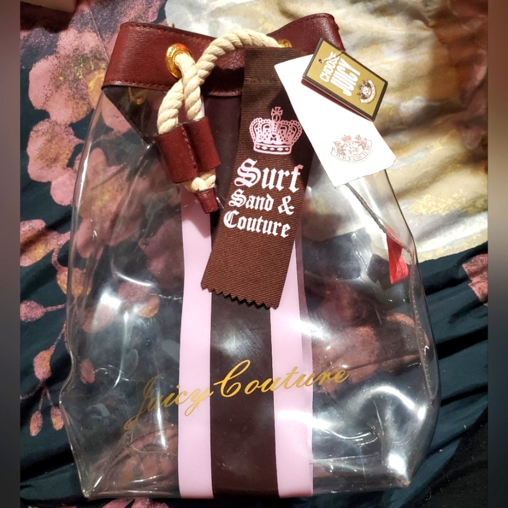 Juicy Couture clear bag